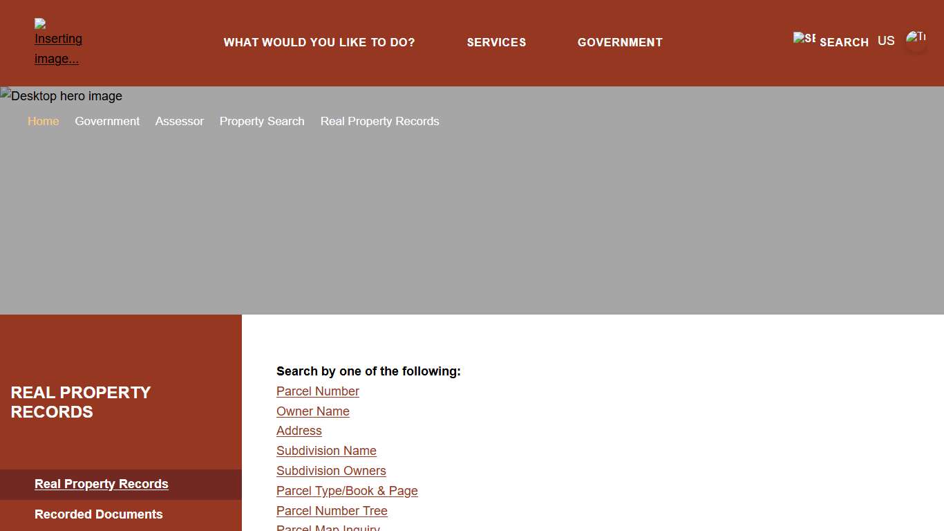 Assessor | Real Property Records Search